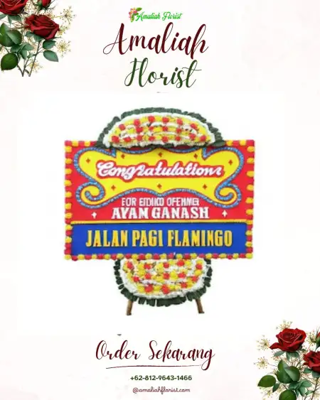 Sewa Papan Bunga Krincing